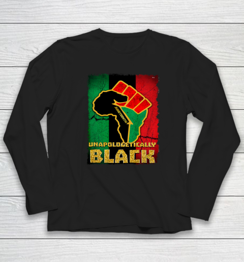 Black Girl, Women Shirt Unapologetically Dope Juneteenth African American Black Long Sleeve T-Shirt