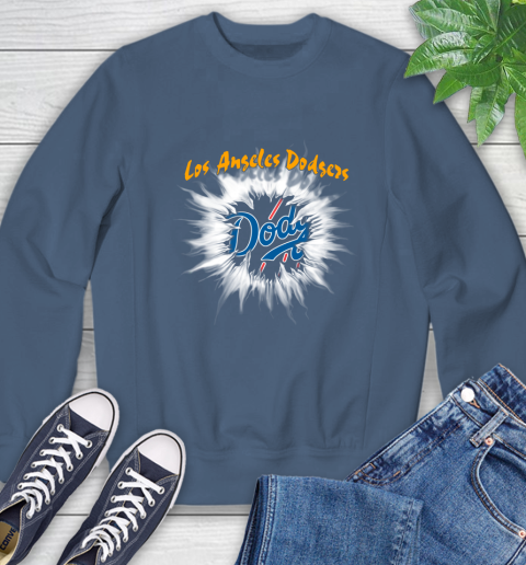 Los Angeles Dodgers MLB Baseball Adoring Fan Rip Sports Sweatshirt 8