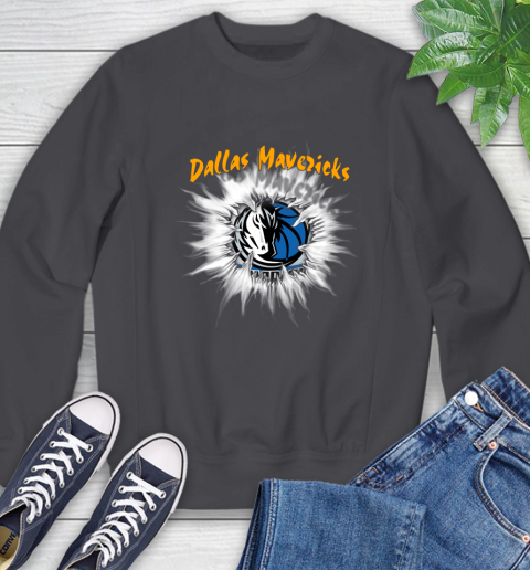 Dallas Mavericks NBA Basketball Rip Sports Sweatshirt 6