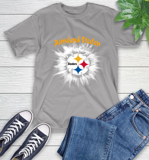Pittsburgh Steelers NFL Football Adoring Fan Rip Sports T-Shirt 6