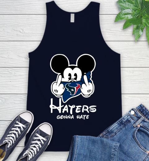 NFL Houston Texans Haters Gonna Hate Mickey Mouse Disney Football T Shirt Tank Top 2