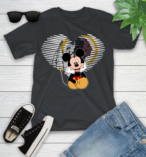 NFL Washington Redskins The Heart Mickey Mouse Disney Football T Shirt_000 Youth T-Shirt