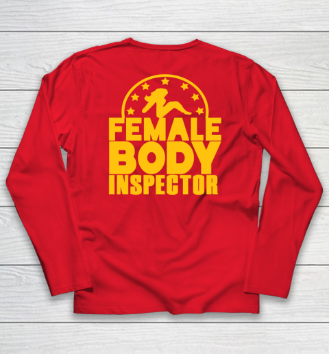 Female Body Inspector Cobra Kai Long Sleeve T-Shirt 12