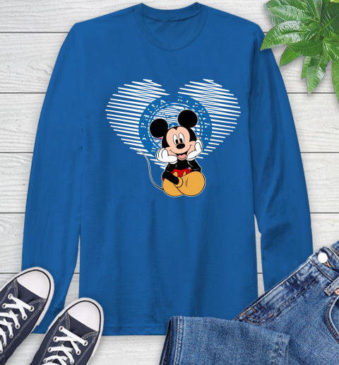 NBA Philadelphia 76ers The Heart Mickey Mouse Disney Basketball Long Sleeve T-Shirt 10