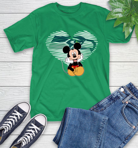 NFL Seattle Seahawks The Heart Mickey Mouse Disney Football T Shirt_000 T-Shirt 7