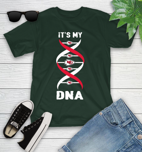 Kansas City Chiefs NFL Football It's My DNA Sports Youth T-Shirt 5