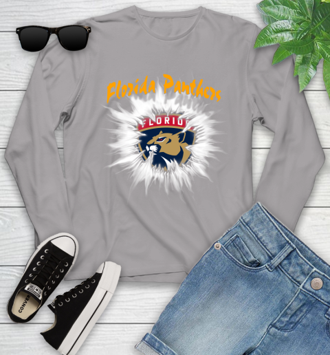 Florida Panthers NHL Hockey Adoring Fan Rip Sports Youth Long Sleeve 5