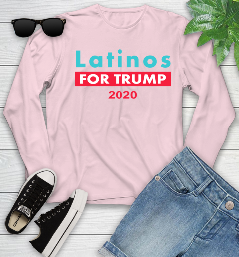 Latinos Trump 2020 Youth Long Sleeve 10