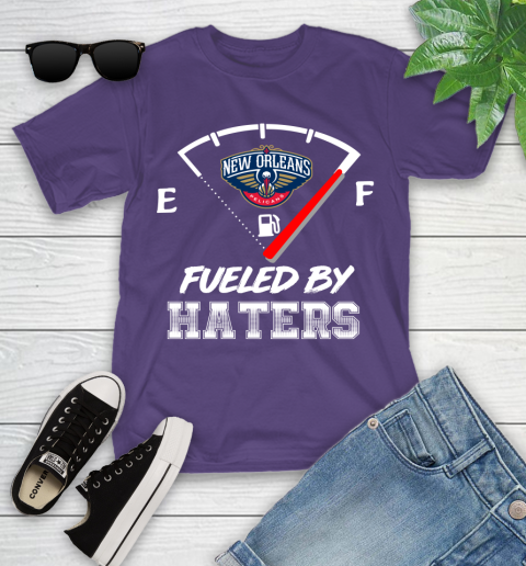 New Orleans Pelicans NBA Basketball Fueled By Haters Sports Youth T-Shirt 3