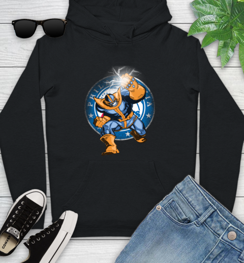 Philadelphia 76ers NBA Basketball Thanos Avengers Infinity War Marvel Youth Hoodie