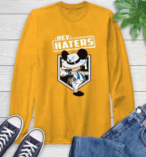 NHL Hey Haters Mickey Hockey Sports Los Angeles Kings Long Sleeve T-Shirt 2