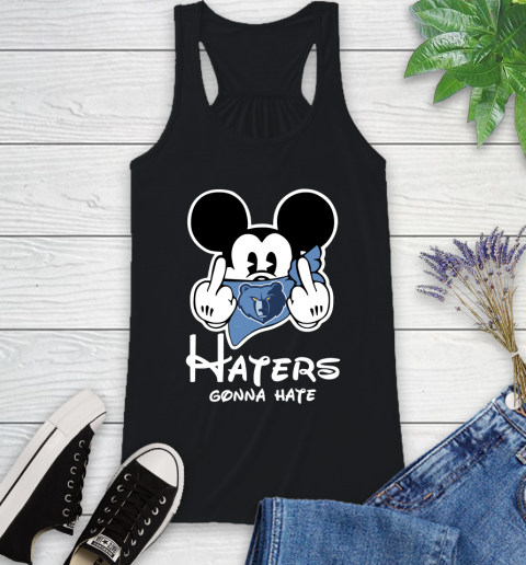NBA Memphis Grizzlies Haters Gonna Hate Mickey Mouse Disney Basketball T Shirt Racerback Tank