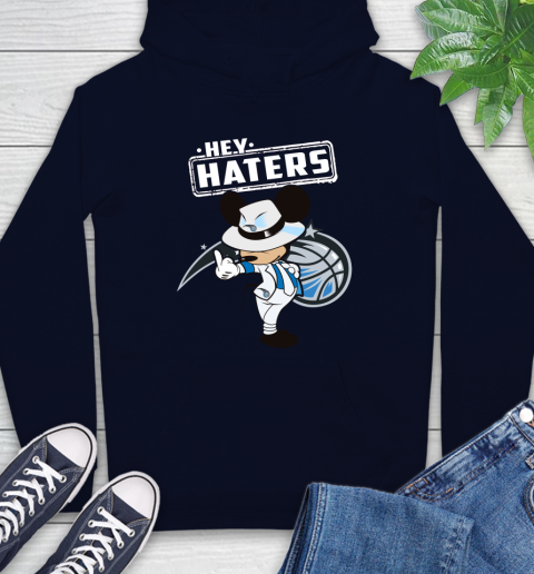 NBA Hey Haters Mickey Basketball Sports Orlando Magic Hoodie 3