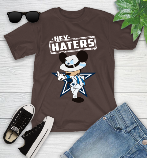 NFL Hey Haters Mickey Football Sports Dallas Cowboys Youth T-Shirt 7