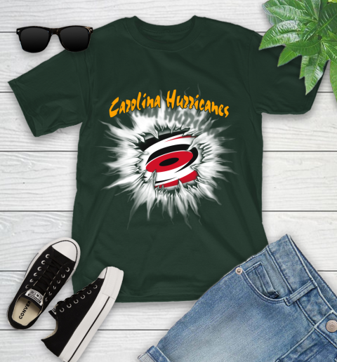 Carolina Hurricanes NHL Hockey Adoring Fan Rip Sports Youth T-Shirt 5