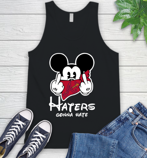 MLB Atlanta Braves Haters Gonna Hate Mickey Mouse Disney Baseball T Shirt_000 Tank Top