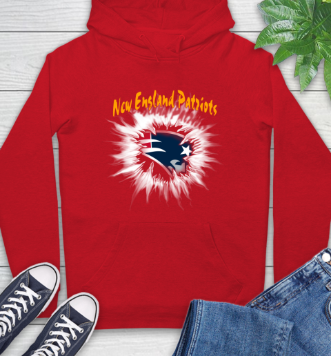 New England Patriots NFL Football Adoring Fan Rip Sports Hoodie 10