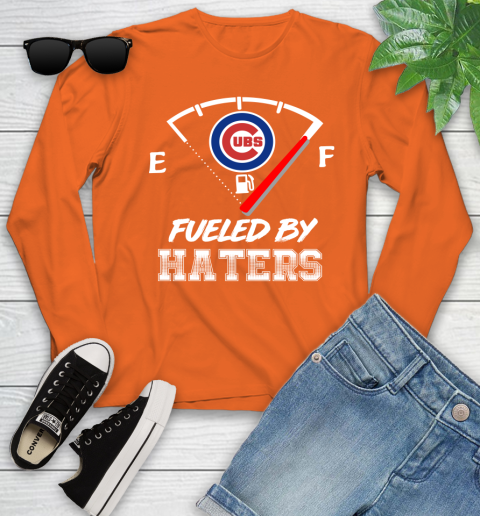 Chicago Cubs MLB Baseball Fueled By Haters Sports Youth Long Sleeve 3