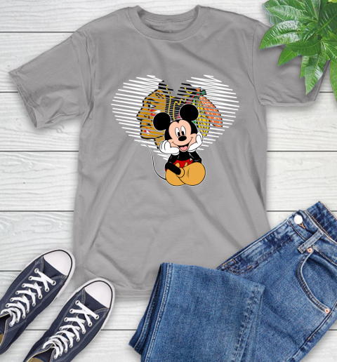 NHL Chicago Blackhawks Carolina Hurricanes The Heart Mickey Mouse Disney Hockey T-Shirt 6