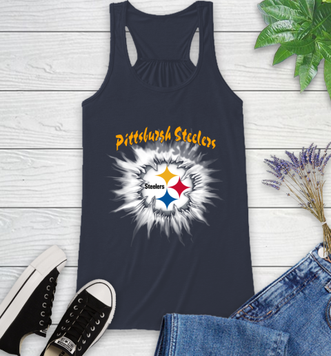 Pittsburgh Steelers NFL Football Adoring Fan Rip Sports Racerback Tank 10