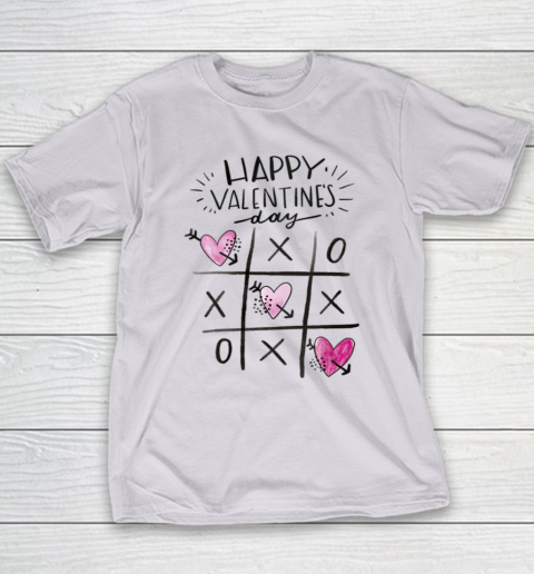Love Happy Valentine Day Heart Lovers Couples Gifts Pajamas Youth T-Shirt 3