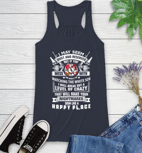 Chicago White Sox MLB Baseball Don't Mess With Me While I'm Watching My Team Sports Racerback Tank 10