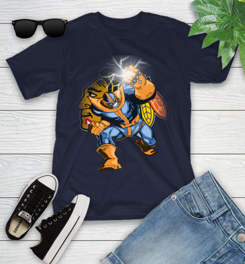 Chicago Blackhawks NHL Hockey Thanos Avengers Infinity War Marvel Youth T-Shirt 2