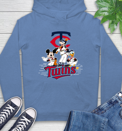 MLB Minnesota Twins Mickey Mouse Donald Duck Goofy Baseball T Shirt Hoodie 11