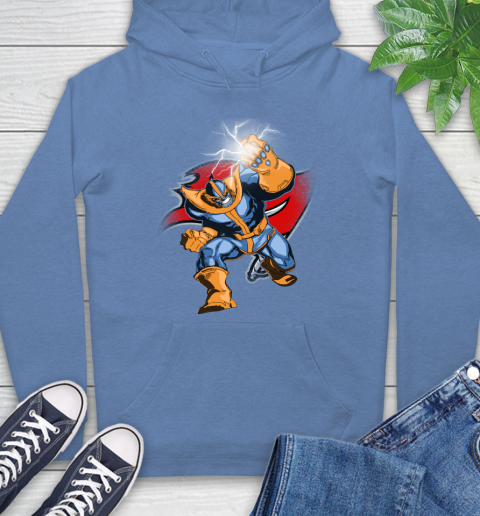 Tampa Bay Buccaneers NFL Football Thanos Avengers Infinity War Marvel Hoodie 11