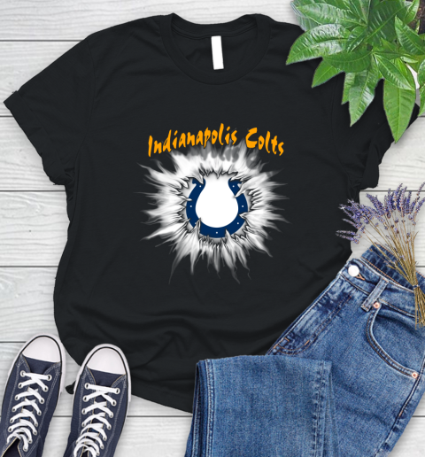 Indianapolis Colts NFL Football Adoring Fan Rip Sports Women's T-Shirt