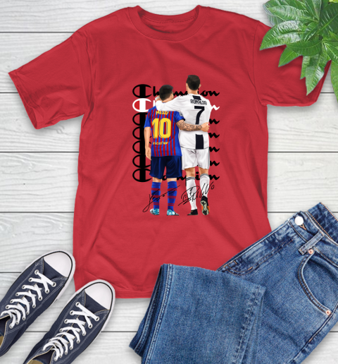 Champion Ronaldo and Messi Signatures T-Shirt 10