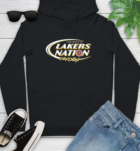 NBA A True Friend Of The Los Angeles Lakers Dilly Dilly Basketball Sports Youth Hoodie