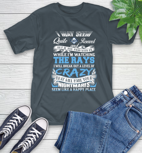 Tampa Bay Rays MLB Baseball Don't Mess With Me While I'm Watching My Team T-Shirt 10