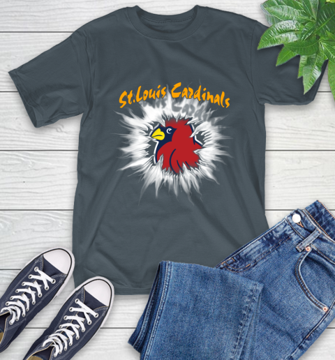 St.Louis Cardinals MLB Baseball Adoring Fan Rip Sports T-Shirt 10