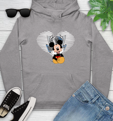 NBA Dallas Mavericks The Heart Mickey Mouse Disney Basketball Youth Hoodie 6