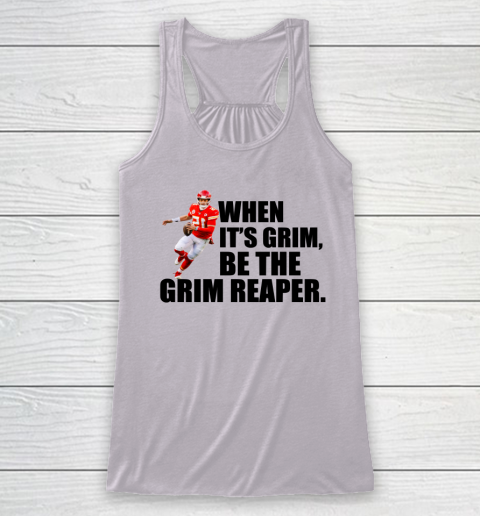Patrick Mahomes Chiefs Grim Reaper Shirt Racerback Tank - Image 3