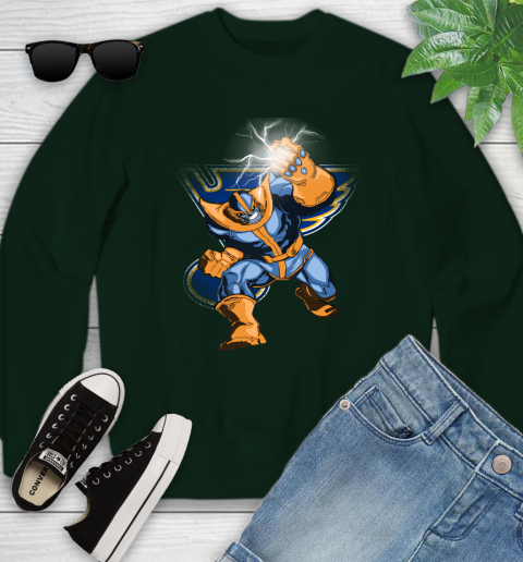 St.Louis Blues NHL Hockey Thanos Avengers Infinity War Marvel Youth Sweatshirt 9