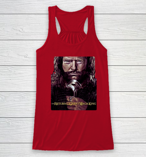 Great Maga King  THE RETURN OF THE GREAT MAGA KING Racerback Tank 3