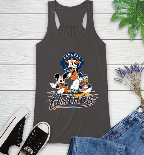 MLB Houston Astros Mickey Mouse Donald Duck Goofy Baseball T Shirt Racerback Tank 11