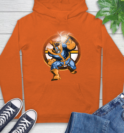 Boston Bruins NHL Hockey Thanos Avengers Infinity War Marvel Hoodie 4