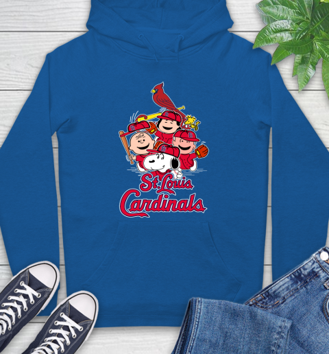MLB St.Louis Cardinals Snoopy Charlie Brown Woodstock The Peanuts Movie Baseball T Shirt_000 Hoodie 9