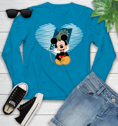 NBA Phoenix Suns The Heart Mickey Mouse Disney Basketball Youth Long Sleeve 8