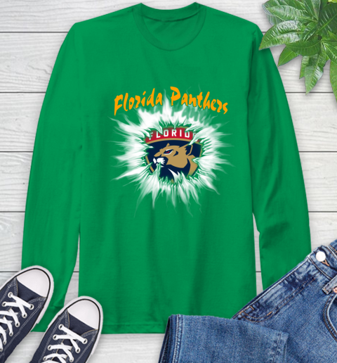 Florida Panthers NHL Hockey Adoring Fan Rip Sports Long Sleeve T-Shirt 8