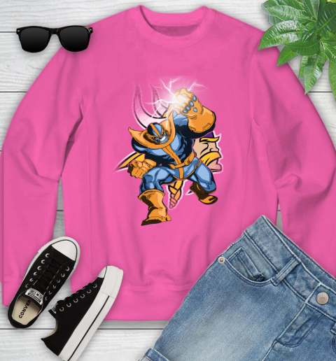 Minnesota Vikings NFL Football Thanos Avengers Infinity War Marvel Youth Sweatshirt 6