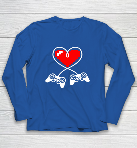This Is My Valentine Pajama Shirt Gamer Controller Long Sleeve T-Shirt 13