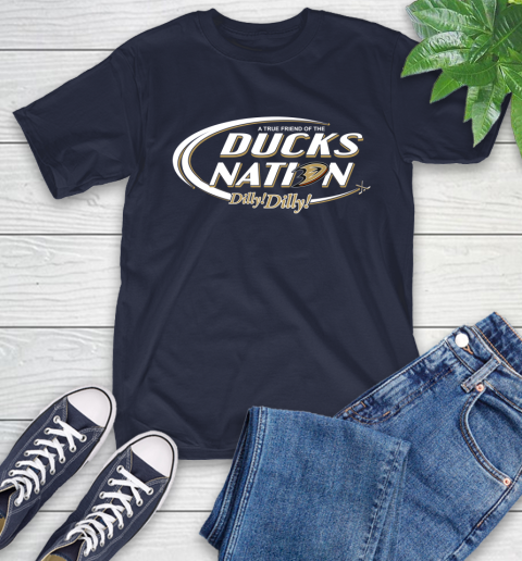 NHL A True Friend Of The Anaheim Ducks Dilly Dilly Hockey Sports T-Shirt - Image 4