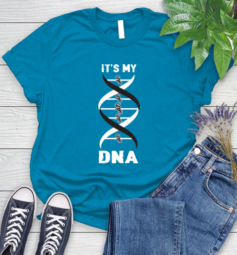 Chicago White Sox MLB Baseball It's My DNA Sports Women's T-Shirt 10