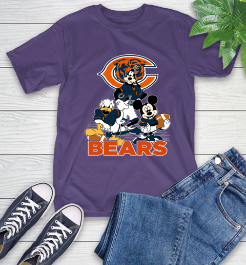 NFL Chicago Bears Mickey Mouse Donald Duck Goofy Football Shirt T-Shirt 5
