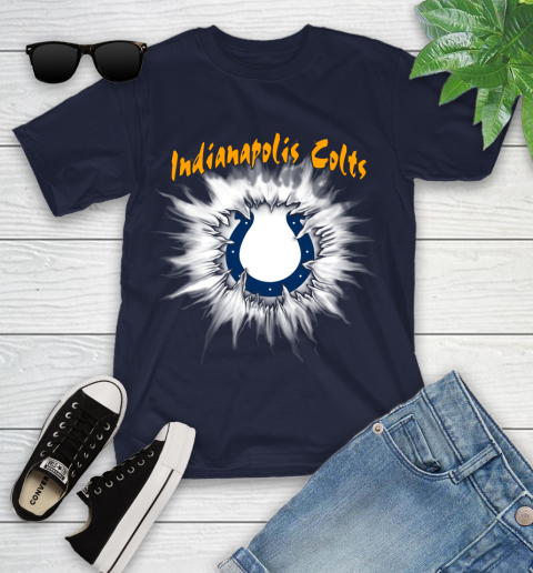 Indianapolis Colts NFL Football Adoring Fan Rip Sports Youth T-Shirt 2