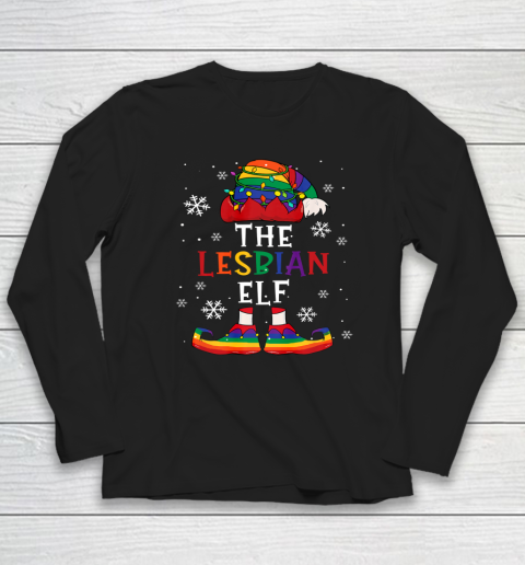 The Lesbian Elf Christmas Party Long Sleeve T-Shirt